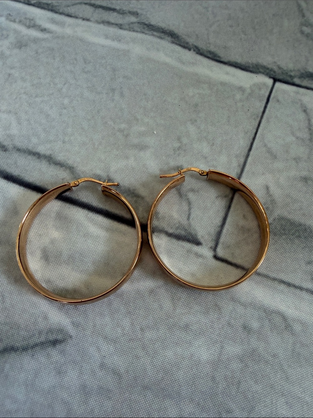 Milor bronze Italy Hoop Earrings - Picture 3 of 7